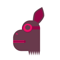Cute Monster illustration in flat character
