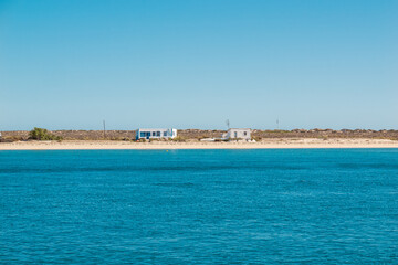 Fototapeta premium Maison en bord de plage