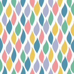 Abstract pattern of colorful tree leaves