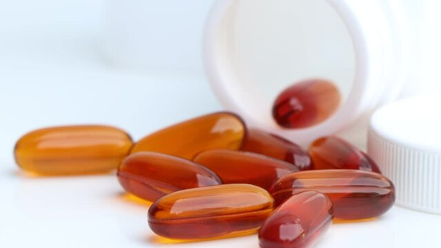 close up, Vitamin pills, food supplement for health or used to treat disease