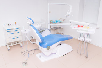 The traditional surgery room at the orthodontist clinic