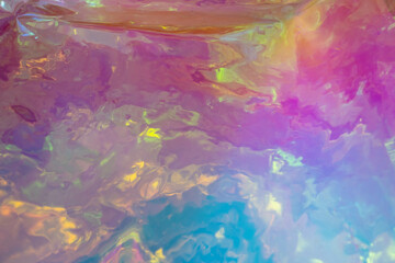 Obraz na płótnie Canvas Holographic iridescent surface 