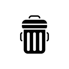 trash can icon design vector template