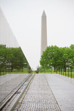 Vietnam Veterans Memorial In Washington DC Designed By Maya Lin