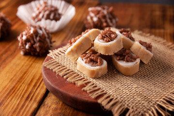 Homemade Mexican sweets, made from sweetened milk, traditionally handmade.