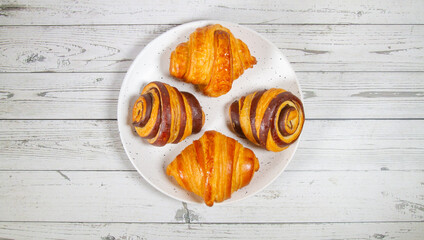 croissant, alimento, desayuno, pastelería, pan, bollería, bombones, bollo, franceses, asado, aislada, postre, blanco, fresco, pastel, aperitivo, chapa, delicioso, café, comida, cocer, apetitoso, mante