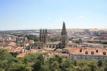 Obraz premium CATEDRAL GÓTICA DE BURGOS EN ESPAÑA