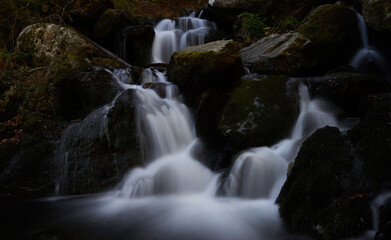 Obraz premium FRANCE- LONG POSTURE- WATERFALL- OSSAU