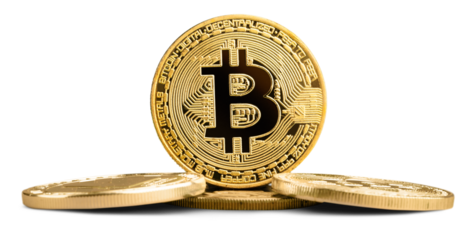 Physical version of gold cryptocurrency Bitcoin