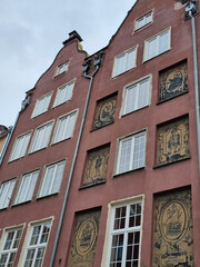 old town of Gdansk, houses