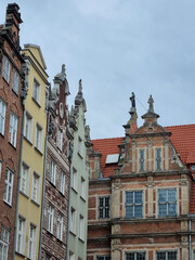 near old town in Gdansk, architecture, gothic style