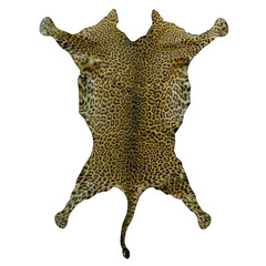 Leopard rug skin - 3D render