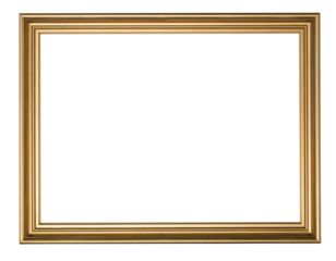 gold wooden frame