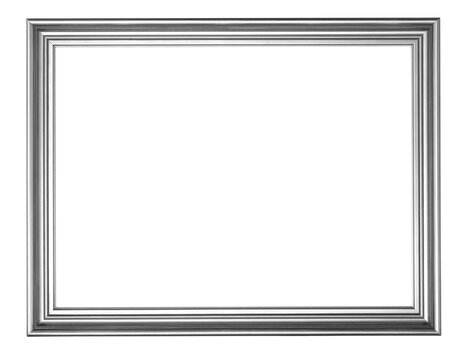 silver wooden frame