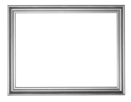 silver wooden frame