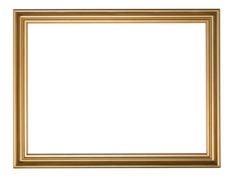 gold wooden frame