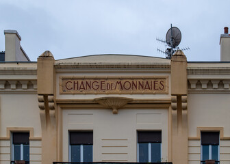 Ancien bureau de change, frontière franco-espagnole