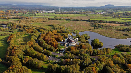 Ecos Nature Park Visitor and Conference Centre Ballymena Co Antrim Northern Ireland in Autumn