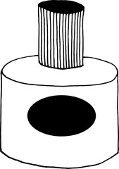 Nail polish illustration