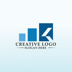 Simple logo Design Innovative Idea in Finance