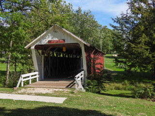 Cutler-Donahoe covered bridge in Madison County Iowa