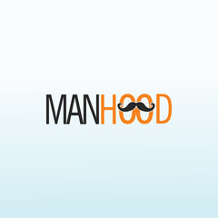 Manhood vector logo design ides