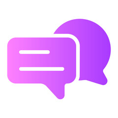 chat gradient icon