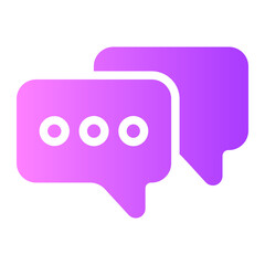 chat gradient icon