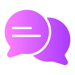 Fototapeta premium communication gradient icon
