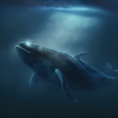 Obraz premium baleine