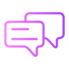 chat gradient icon