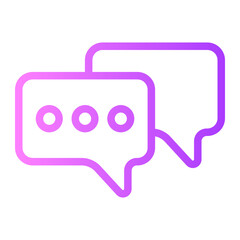 chat gradient icon