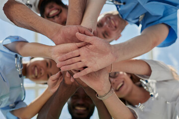 Relationship with teamwork. group of clinicians. To work together. Friendship Office. - obrazy, fototapety, plakaty