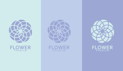 flower creative company logo design