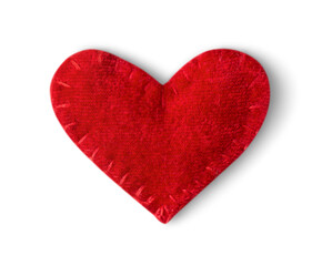 Close-up of red heart for Valentines Day background