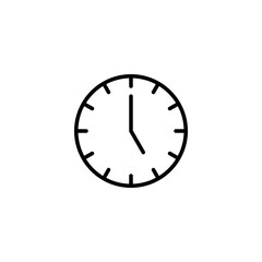 Clock icon vector illustration. Time sign and symbol. watch icon