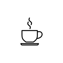 coffee cup icon vector illustration. cup a coffee sign and symbol