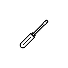 Screwdriver icon vector illustration. tools sign and symbol