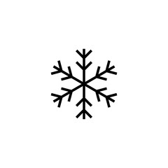 Snow icon vector illustration. snowflake sign and symbol