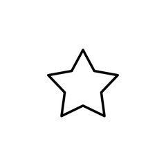 Obraz premium Star Icon vector illustration. rating sign and symbol. favourite star icon