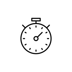 stopwatch icon vector illustration. Timer sign and symbol. Countdown icon. Period of time