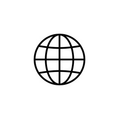 Web icon vector illustration. go to web sign and symbol. web click icon. Global search icon
