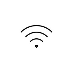 Wifi icon vector illustration. signal sign and symbol. Wireless  icon