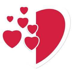 icon heart design