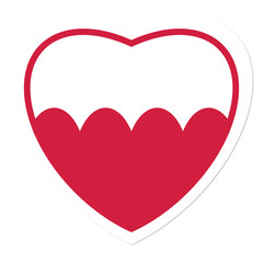 Obraz na płótnie Canvas icon heart design