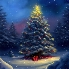 beautiful christmas tree