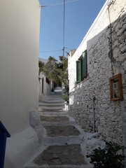 Naklejka premium narrow street in the old town