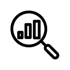 Analysis Audit Graph Search Icon