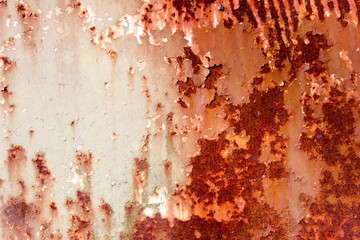 rusty metal sheet - surface texture