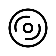 Album Bluray Cd Disk Dvd Storage Icon